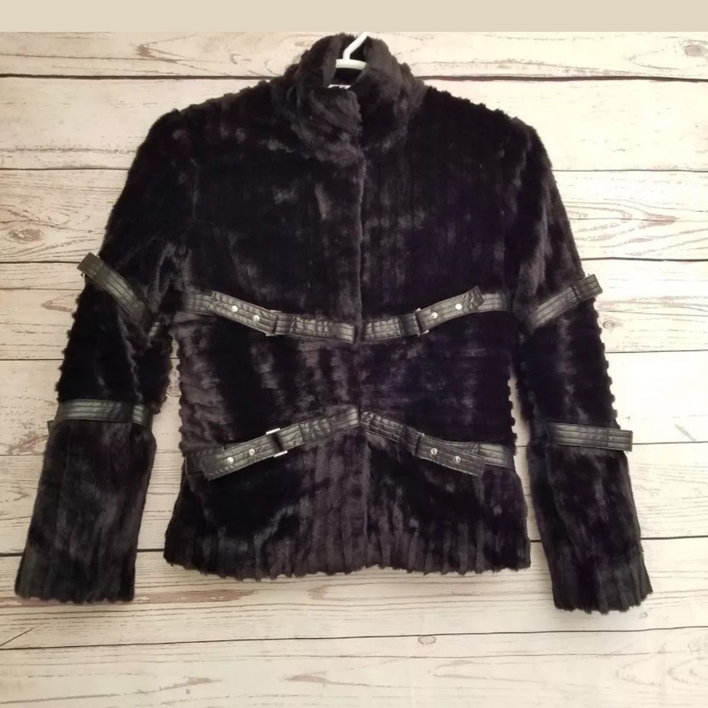 Furs by Joseph faux fur jacket size M